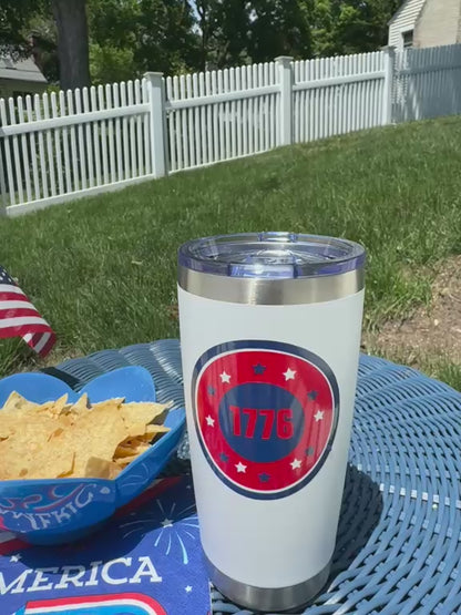 America 250 Stainless Steel Tumbler | Patriotic Insulated Travel Mug for Hot & Cold Drinks