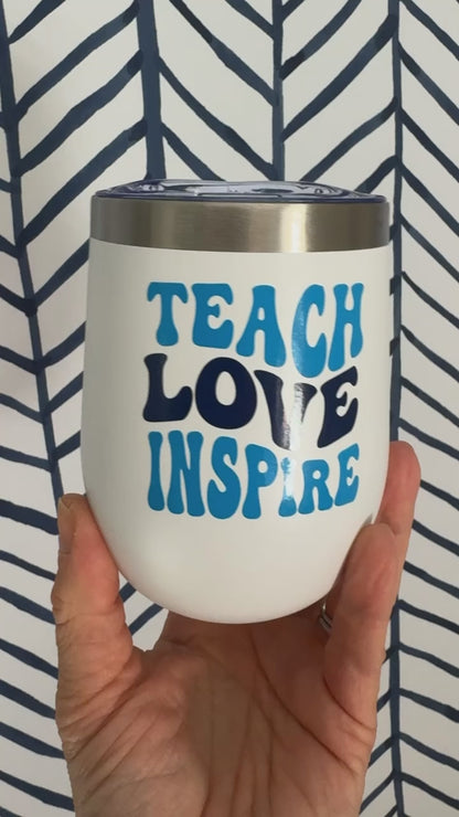 Teacher Stainless Steel Tumbler | 12 oz Insulated Teacher Gift