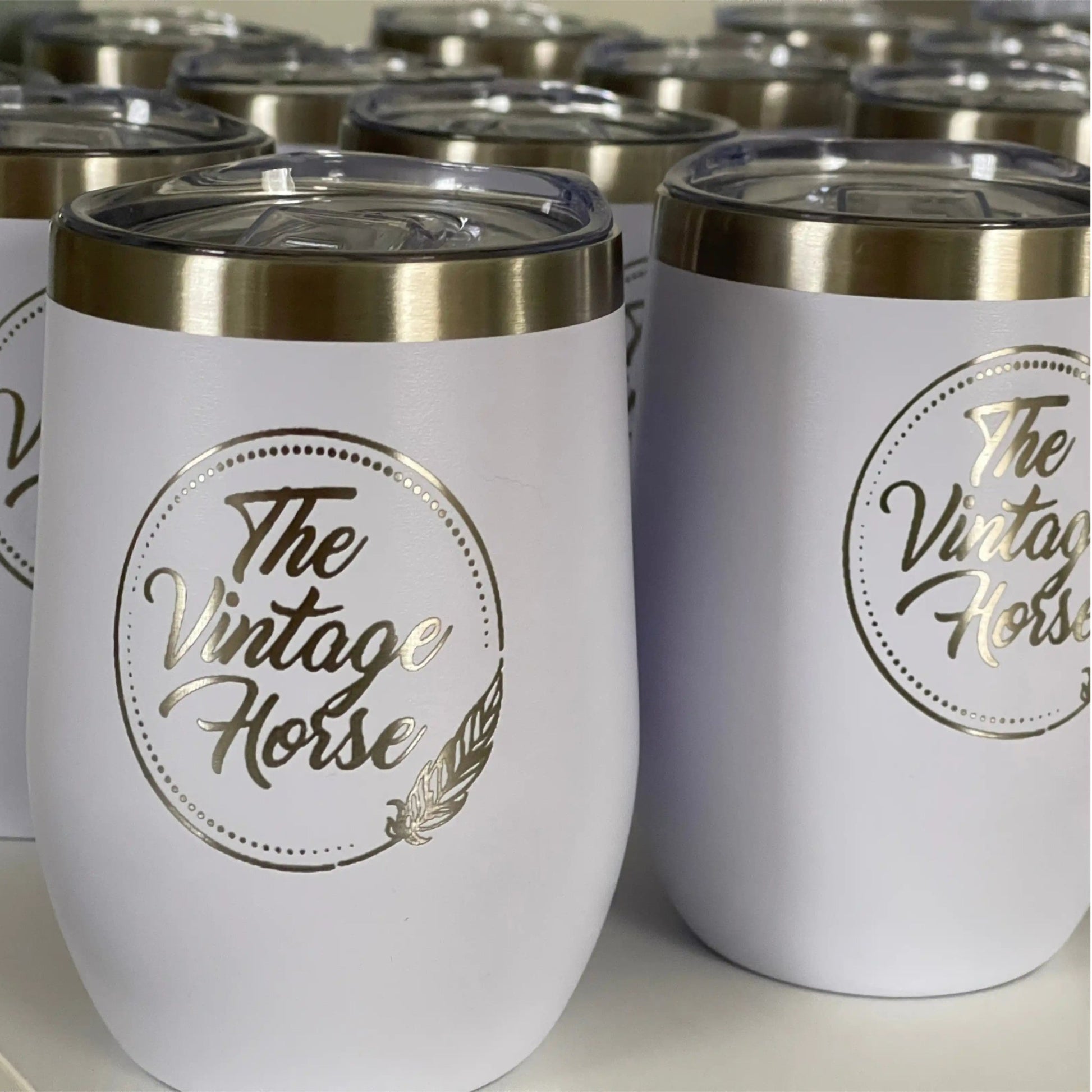 Custom Logo Drinkware – Personalized Company Logo Tumblers, Glasses & Mugs Everything Labeled