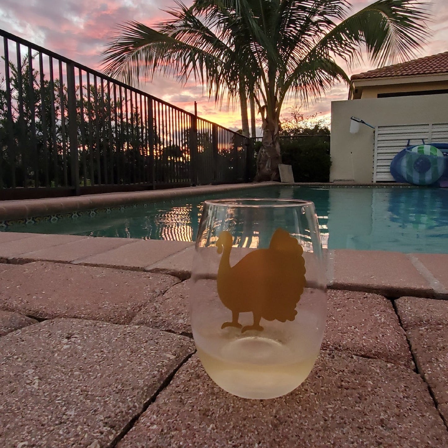 Thanksgiving & Friendsgiving Acrylic Wine Glasses: Toast to Gratitude Everything Labeled