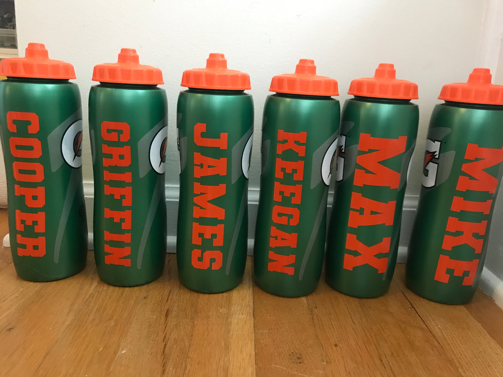 Personalized 32 Oz BASEBALL Gatorade Squeeze Water Bottle With