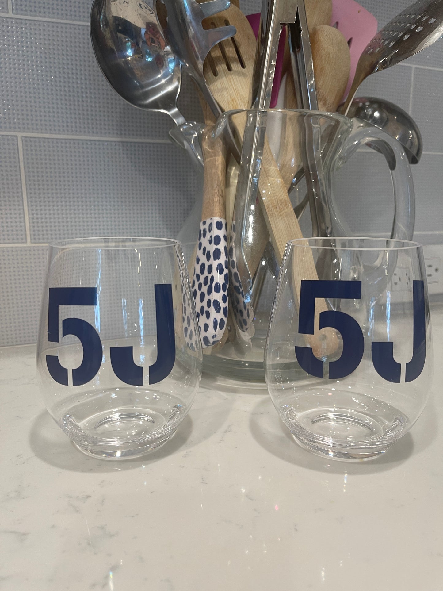 Custom Acrylic Wine Glasses