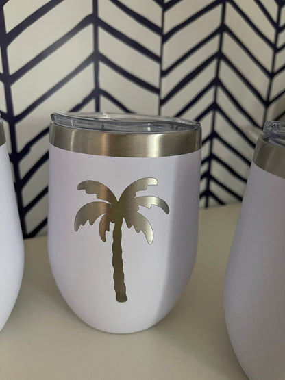 Lasered Engraved Stainless Steel Tumblers