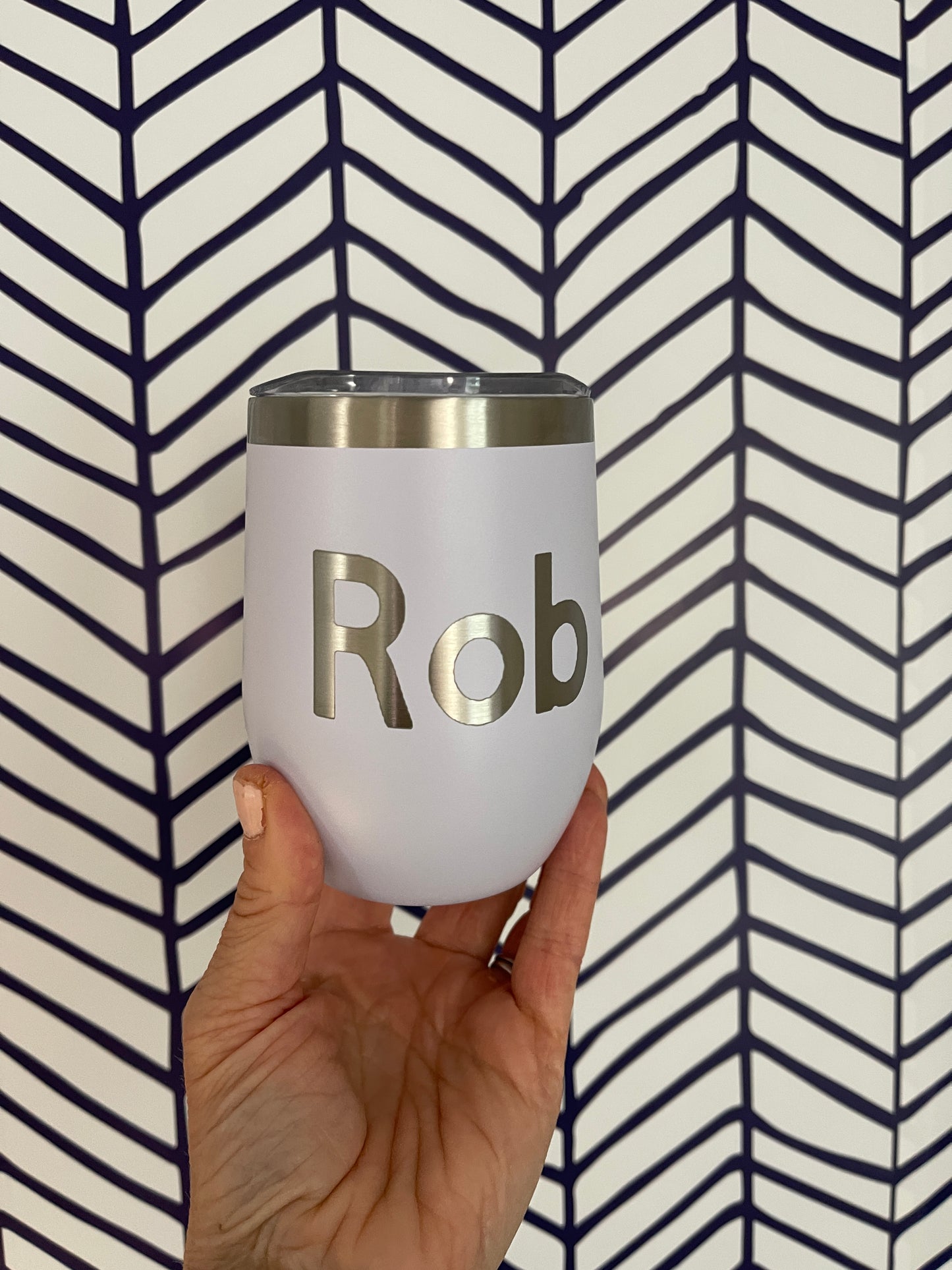 Lasered Engraved Stainless Steel Tumblers