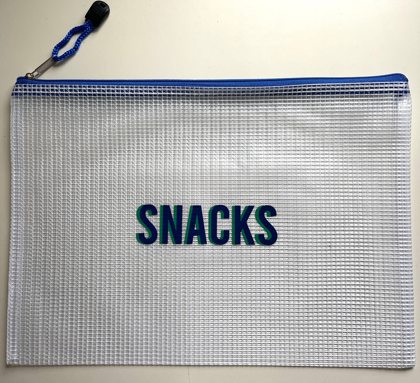 Custom Shadow Monogram Zipper Pouches