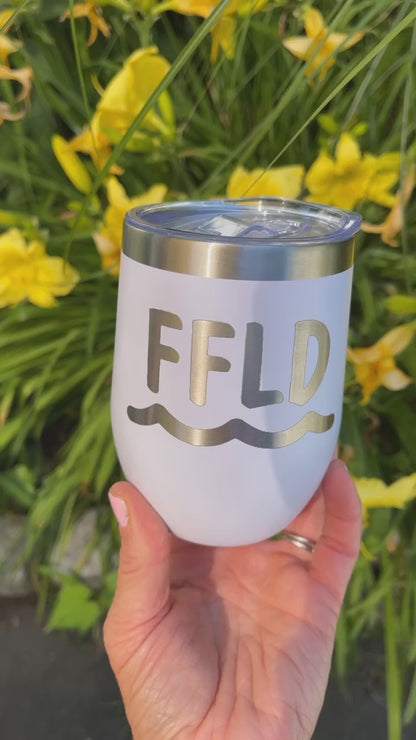 Lasered Engraved Stainless Steel Tumblers